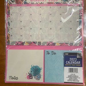 2023 Calendar And Notepad Set